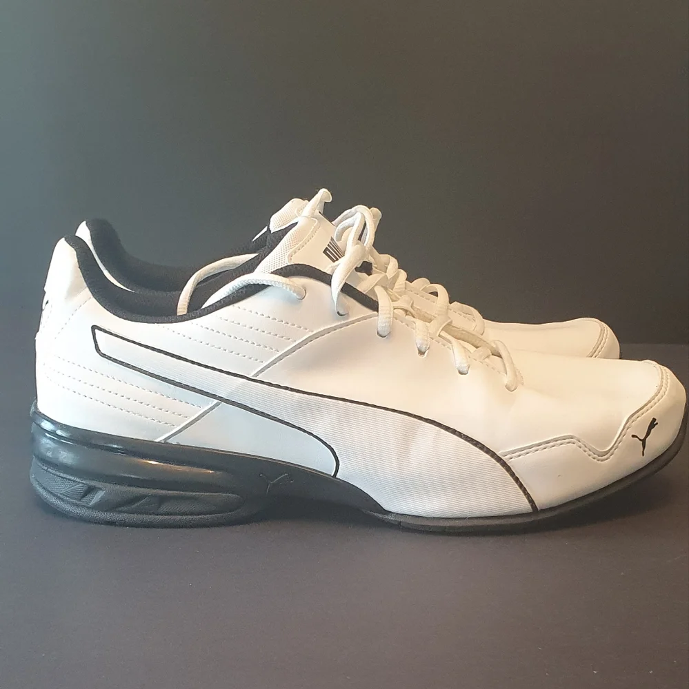 Puma Men White W/ Black Trim 11.5 - Picture 1 of 6